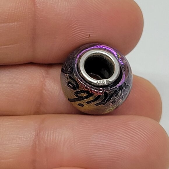 Sanibel Island Silver & Multicolor Beads For Charm Bracelets Lot of 2 - Picture 8 of 8